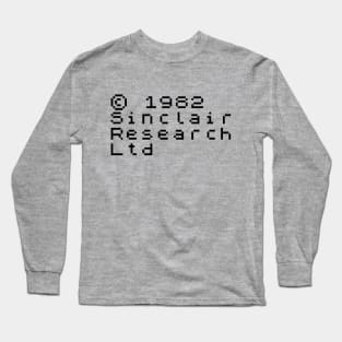 ZX Spectrum – Copyright (four decks) Long Sleeve T-Shirt